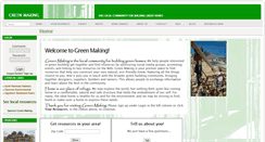 Desktop Screenshot of greenmaking.com