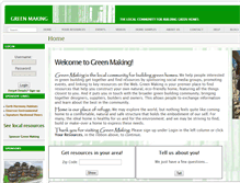 Tablet Screenshot of greenmaking.com